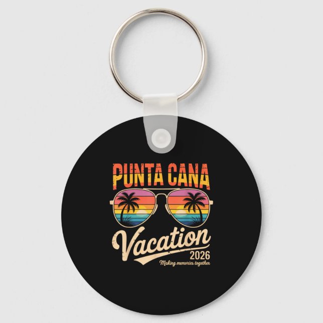 Llavero Punta Cana Vacation 2026 Making Memories Summer Be (Anverso)