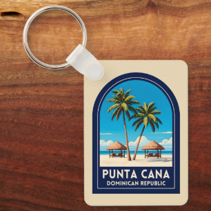 Llavero Punta Cana Viajes Antiguos República Dominicana Re