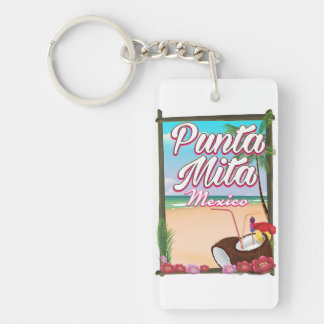 Llavero Punta Mita, cartel de viaje a la playa en México