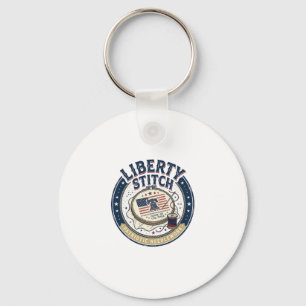 Llavero Punto Liberty Patriótico Bordado Patriótico Necesi
