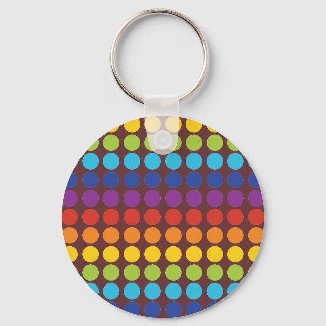 Llavero puntos de arco iris (Anverso)