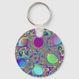 Llavero Puntos de Polka Crystal Groovy