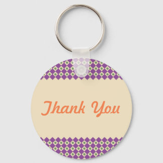 Llavero Puntos y cuadrados Gracias Plantilla de Keychain