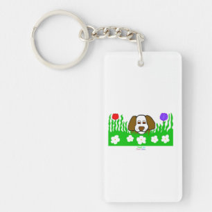 Llavero Pup N Play Rectangle Keychain
