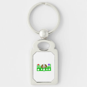 Llavero Pup N Reproducir Rectangle Keychain Metalizado