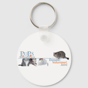 Llavero PUPs Logo Merchandise with Cats
