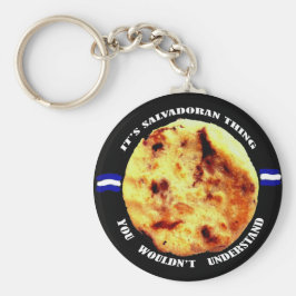 Llavero Pupusas es algo salvadoreño