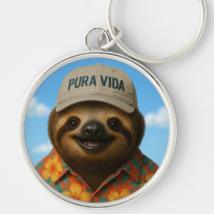Llavero Pura Vida AI Perezoso