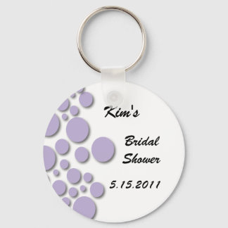 Llavero Purple Bubble Bridal Shower Key Chain