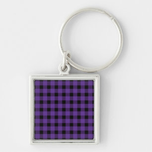 Llavero Purple Buffalo Country Lumberjack Plaid