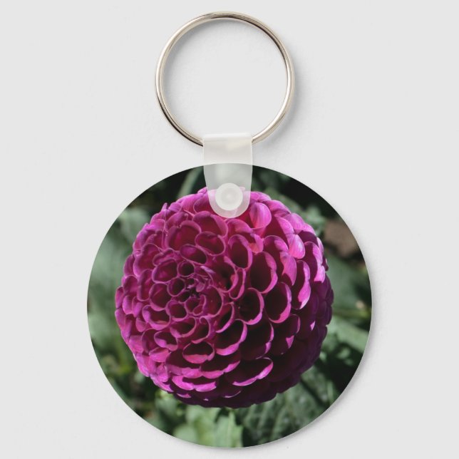 Llavero Purple Dahlia Keychain (Anverso)