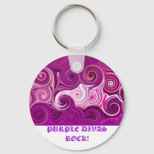 LLAVERO ¡PURPLE DIVAS ROCK!
