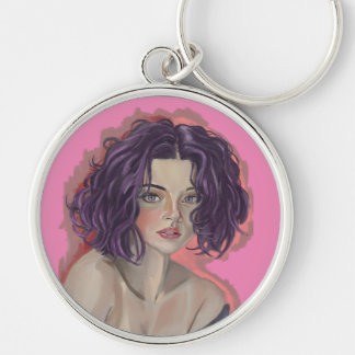 Llavero Purple girl
