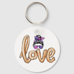 Llavero Purple Girly Girl Gafas de sol El día de San Valen