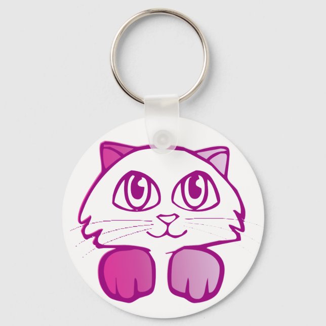 Llavero Purple Kitty (Anverso)