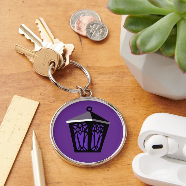 Llavero Purple Owl Lantern Keychain (Escritorio )