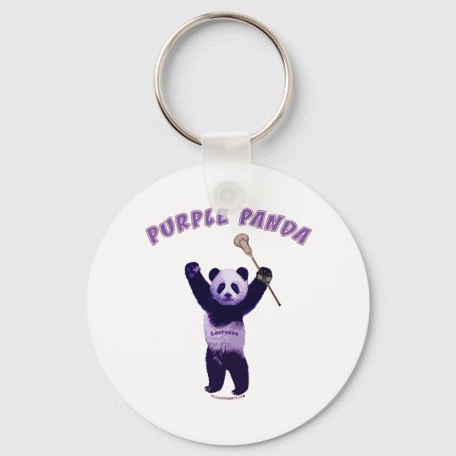 Llavero Purple Panda Lacrosse (Anverso)