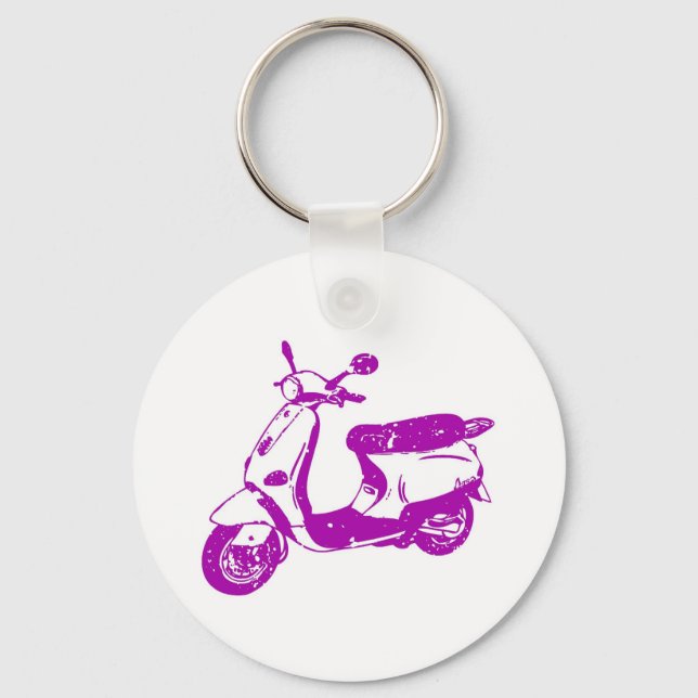 Llavero Purple Scooter (Anverso)