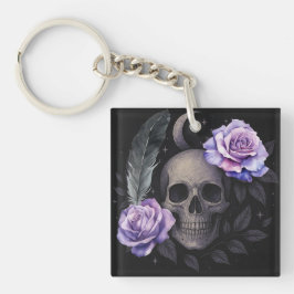 LLAVERO PURPLE SKULL