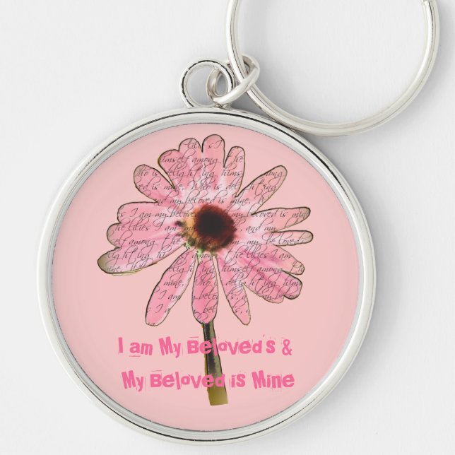 Llavero purpleconefloweramed3 (Frente)