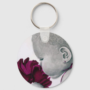 Llavero PurpleGirl1_flower