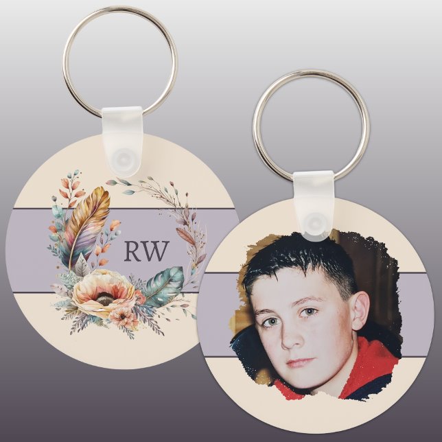 Llavero Púrpura agregar foto floral inicial (Subido por el creador)