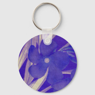 Llavero púrpura de la flor