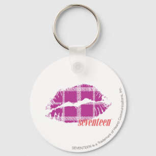 Llavero Púrpura de la tela escocesa