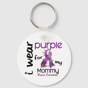 Llavero PÚRPURA del DESGASTE del lupus I PARA MI MAMÁ 43