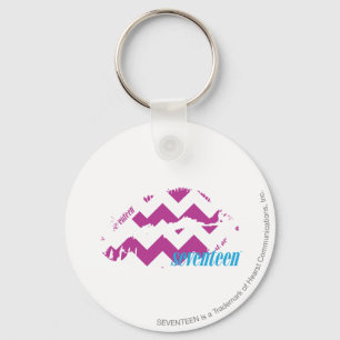 Llavero Púrpura del zigzag