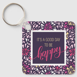 Llavero Púrpura es un buen día para ser feliz resumen