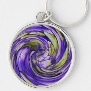 Llavero Púrpura N delfín lima vs cadena de clave águila