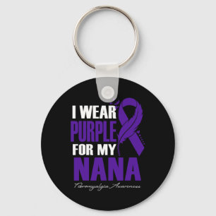 Llavero Púrpura Para Mi Fea De Conciencia De Nana Fibromia