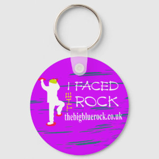 Llavero púrpura simple