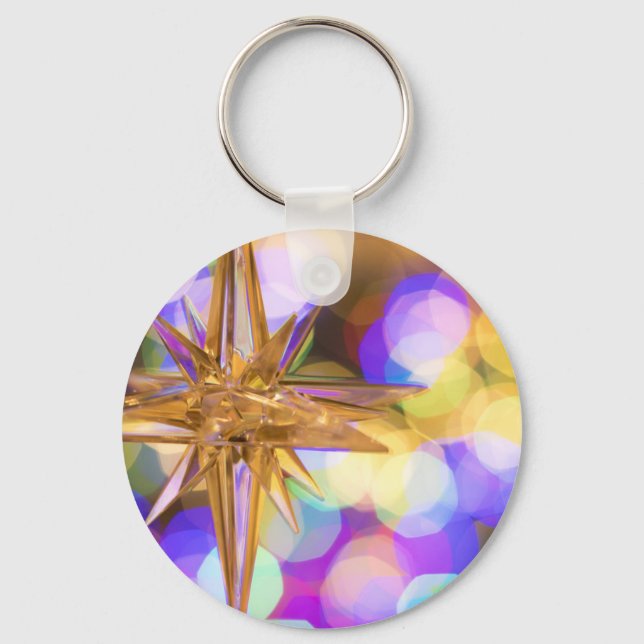 Llavero Purpurina de estrella (Anverso)