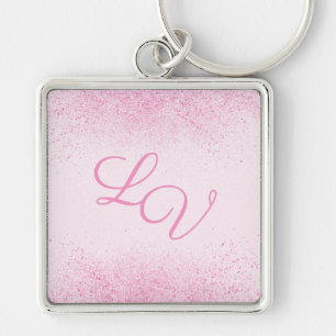 Llavero Purpurina rosado Shimmery Dust