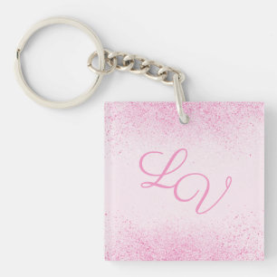 Llavero Purpurina rosado Shimmery Dust