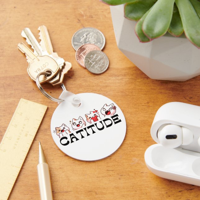 Llavero Purrfect Moments – Cat Lover’s Keychain 😻 (Escritorio )