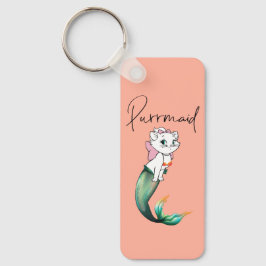 Llavero Purrmaid de gatito de gatito de comadreja - Diseño