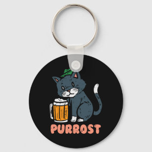 Llavero Purrost Cat Gorra alemana curiosa festival de Fies