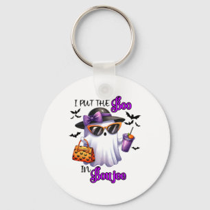 Llavero Puse El Boo En Boujee Cute Fantasma Halloween Spoo