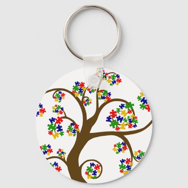 Llavero Puzzled Tree of Life (Anverso)