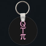 Llavero Q T Pi Products<br><div class="desc">Celebrate Pi Day with a t-shirt that makes a humorous statement! Q T PI! Get it? Cute gift for girlfriend! Customize it any way you like. Add humorous text, add a date, move elements around, change colors, make it your own so you don't look like anyone else on Pi Day!...</div>