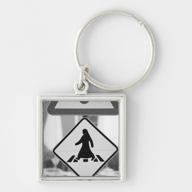 Llavero Qatar, Y Dawhah, Doha. Peatón árabe (Frente)