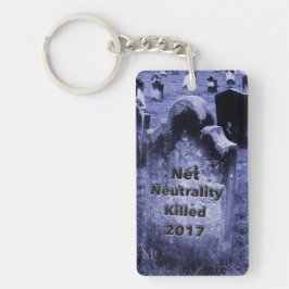 Llavero QEPD Neutralidad neta Gravestone