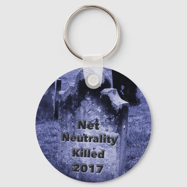 Llavero QEPD Neutralidad neta Gravestone (Anverso)