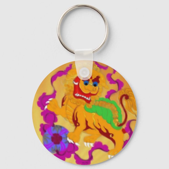 Llavero Qi Lin Keychain (Anverso)