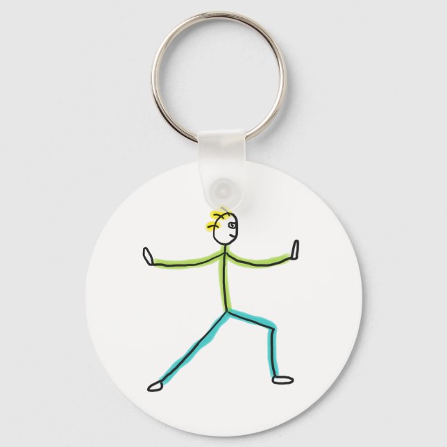 Llavero Qigong Stickman (Anverso)