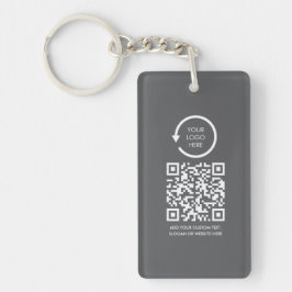 Llavero QR Code Professional business logo modern simple