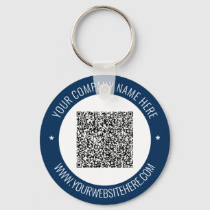 Llavero QR Código Nombre Sitio Web Colores Keychain Promoc